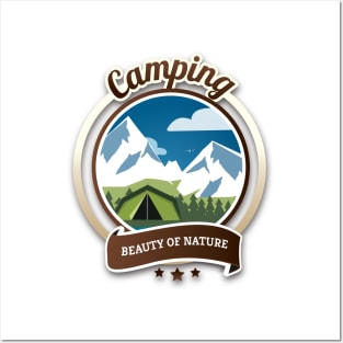 Camping - Beauty of nature - Design Posters and Art